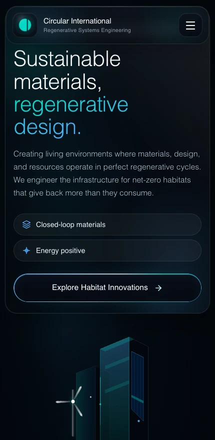Circular International — One place for each field. · mobile