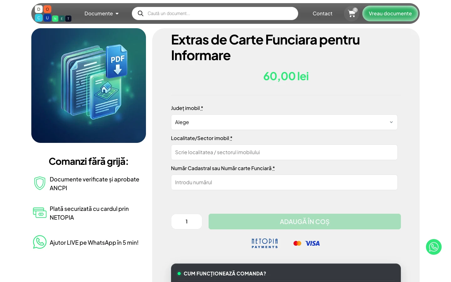Docunet — Collect the details in order.
