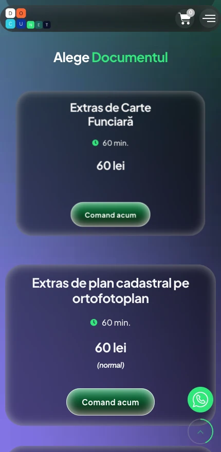 Docunet — Turn the options into a clear choice. · mobile