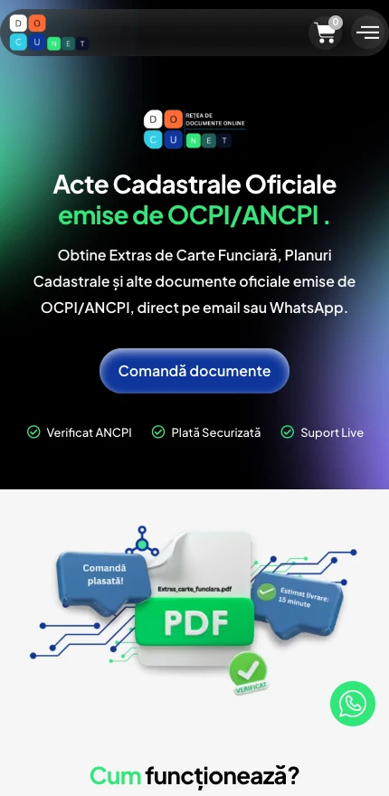 Docunet — Start with the document people need. · mobile