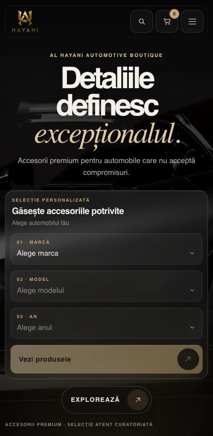 Al Hayani Premium — Which car is it for? · mobile