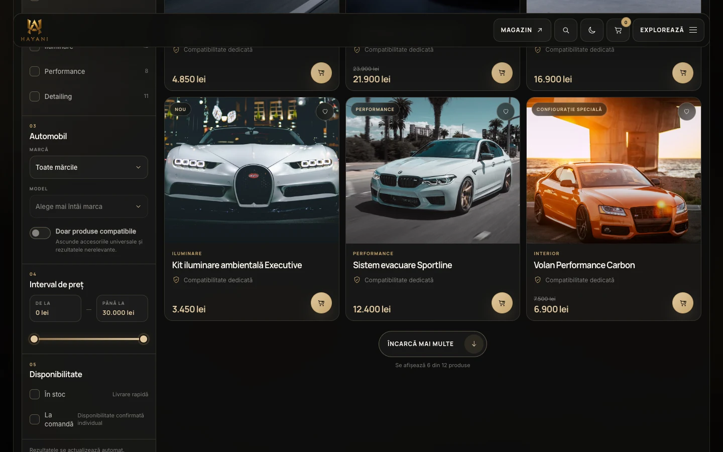 Al Hayani Premium — The same brand on a smaller screen.