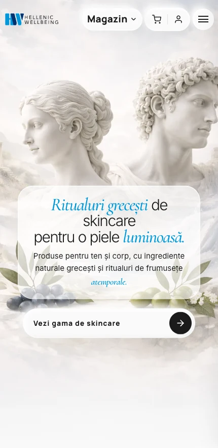 Hellenic Wellbeing — A small change to the logo. A different feel. · mobile